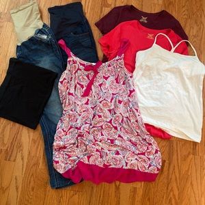 Maternity clothes lot - 7 Items - Mostly XL